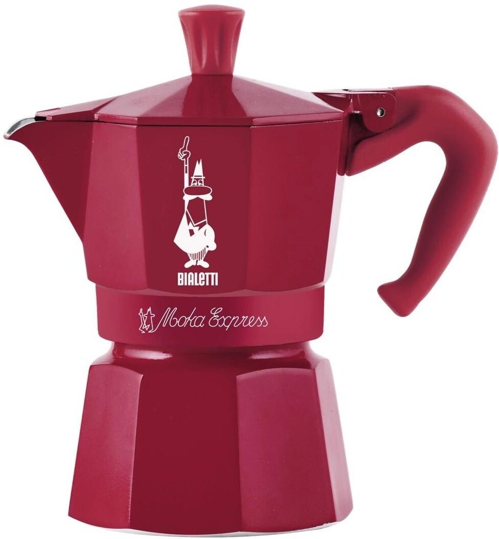 Espressokocher BIALETTI "Bialetti Moka Express 3 T Candyland 3 Tassen", rot, Kaffeemaschinen, Espressokocher rot Einheitsgröße
