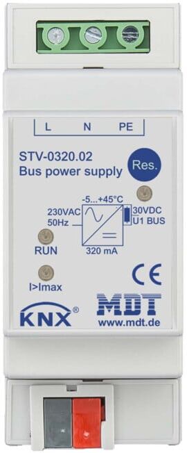 MDT technologies Alimentation bus régulée, 320 mA STV-0320.02 (STV-0320.02)
