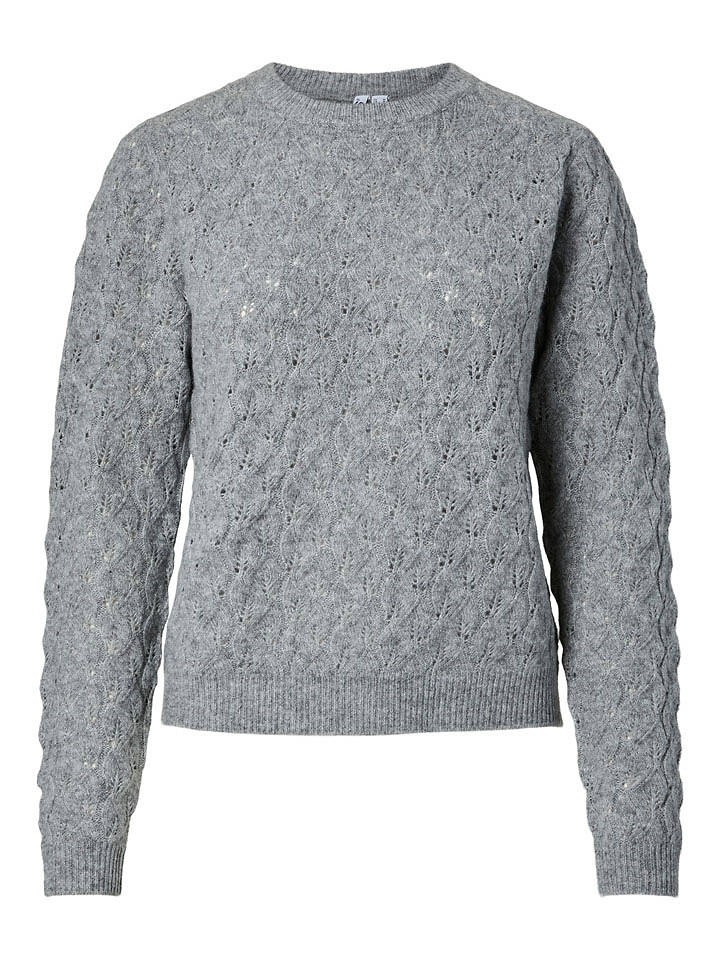Pieces Pullover in Grau - XS