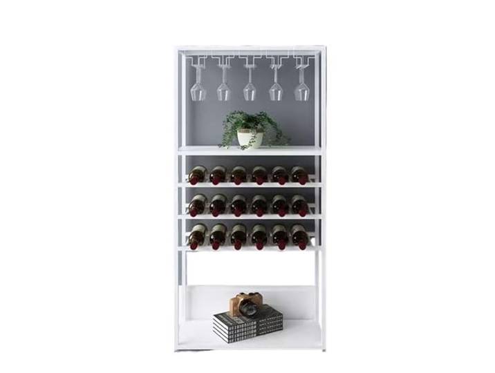 GEK208130 Weinhalter Weinkühler Wein Rotwein Eisen Haushalt Küche(Weiß)