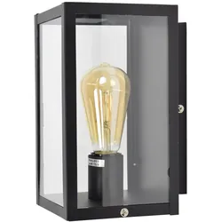 Wandleuchte Loft Vintage schwarz
