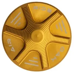 OAK COMPONENTS Air Cap Fork Cap | gold