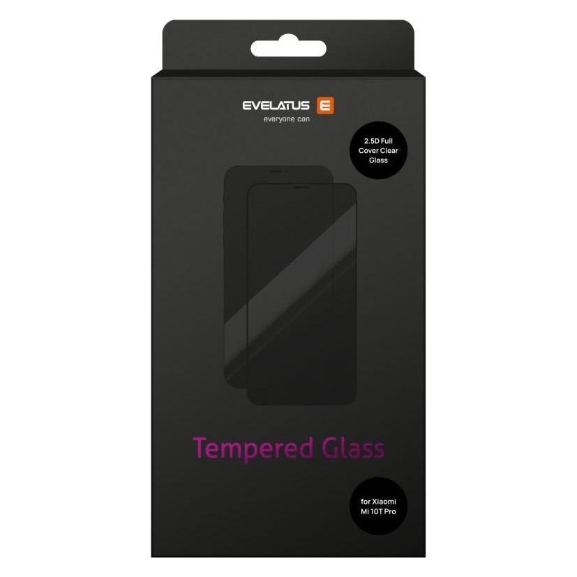 Evelatus Xiaomi Mi 10T Pro Print Full Cover Clear Tempered Glass (Xiaomi Mi 10T Pro) (EVEXM10TPPF)