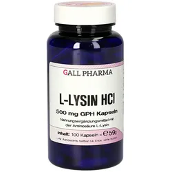 L-lysin 500 mg Kapseln 100 St