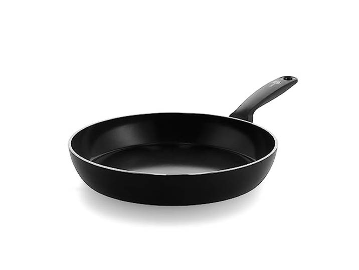 GreenPan Torino Poêle à Frire de 30 cm Antiadhésive en Céramique Sain\, Sans PFAS\, Induction\, Résistante au Lave-vaisselle\, Va au four jusqu'à 160°C\, Noir