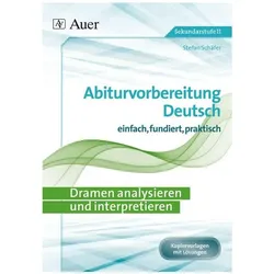 Dramen analysieren und interpretieren, Schulbücher von Stefan Schäfer