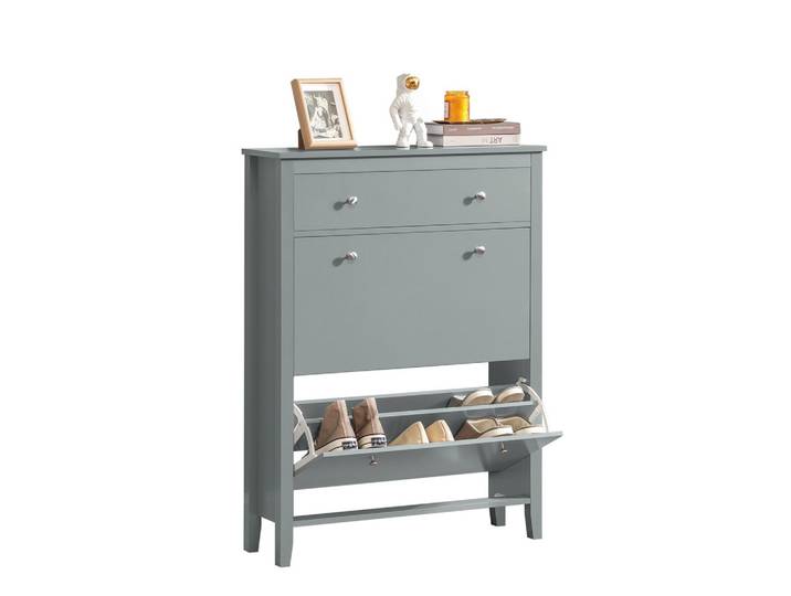SCHUHSCHRANK Grau