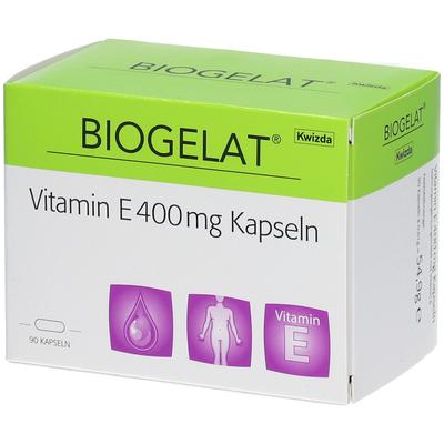 Biogelat Kapseln Vitamin E 400Iu 90 St
