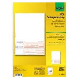 Sigel Zahlungsanweisung ZV672 Papier Weiss (240x) (ZV672)