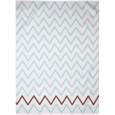 Geschirrtuch STUCO "Fresh", grün (weiß, hellmint, braun), B:50cm L:70cm, 100% Baumwolle, Geschirrtücher, Geschirrtuch