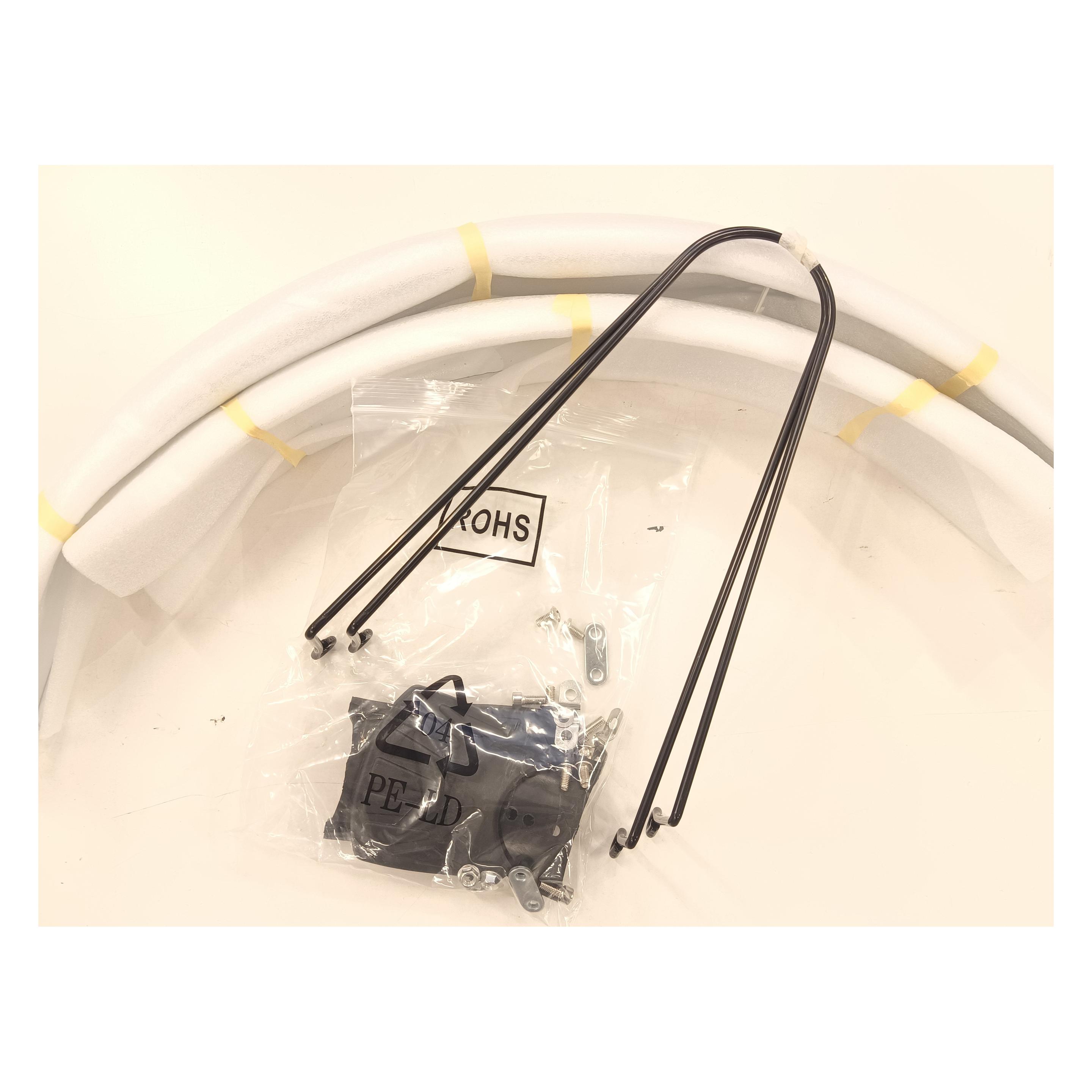GZR Pedelec Plus 2022 Mudguards, black, pair, spare part (Schutzblech Set) (PED119)