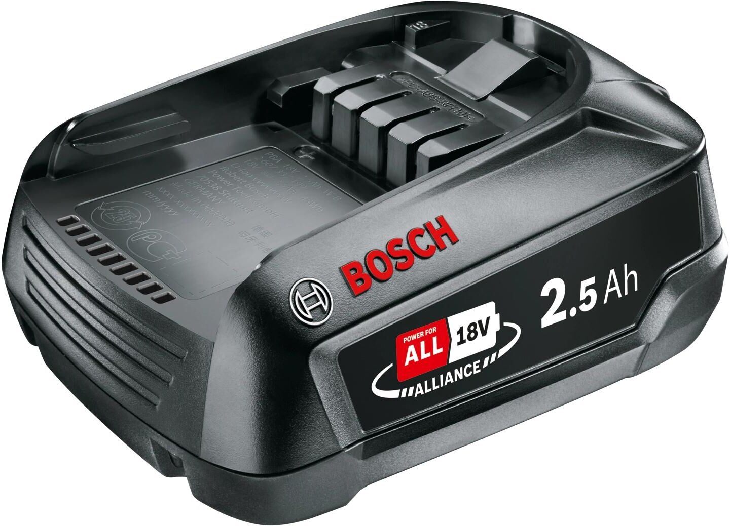 Akku BOSCH "Starterset 18 V, 1 x 2,5 Ah + AL 18 V-44", schwarz, 18,0, Akkumulatoren, Akku schwarz 18,0