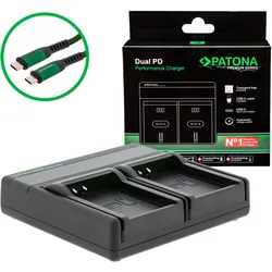 PATONA Premium Dual PD Ladegerät für Olympus BLN-1