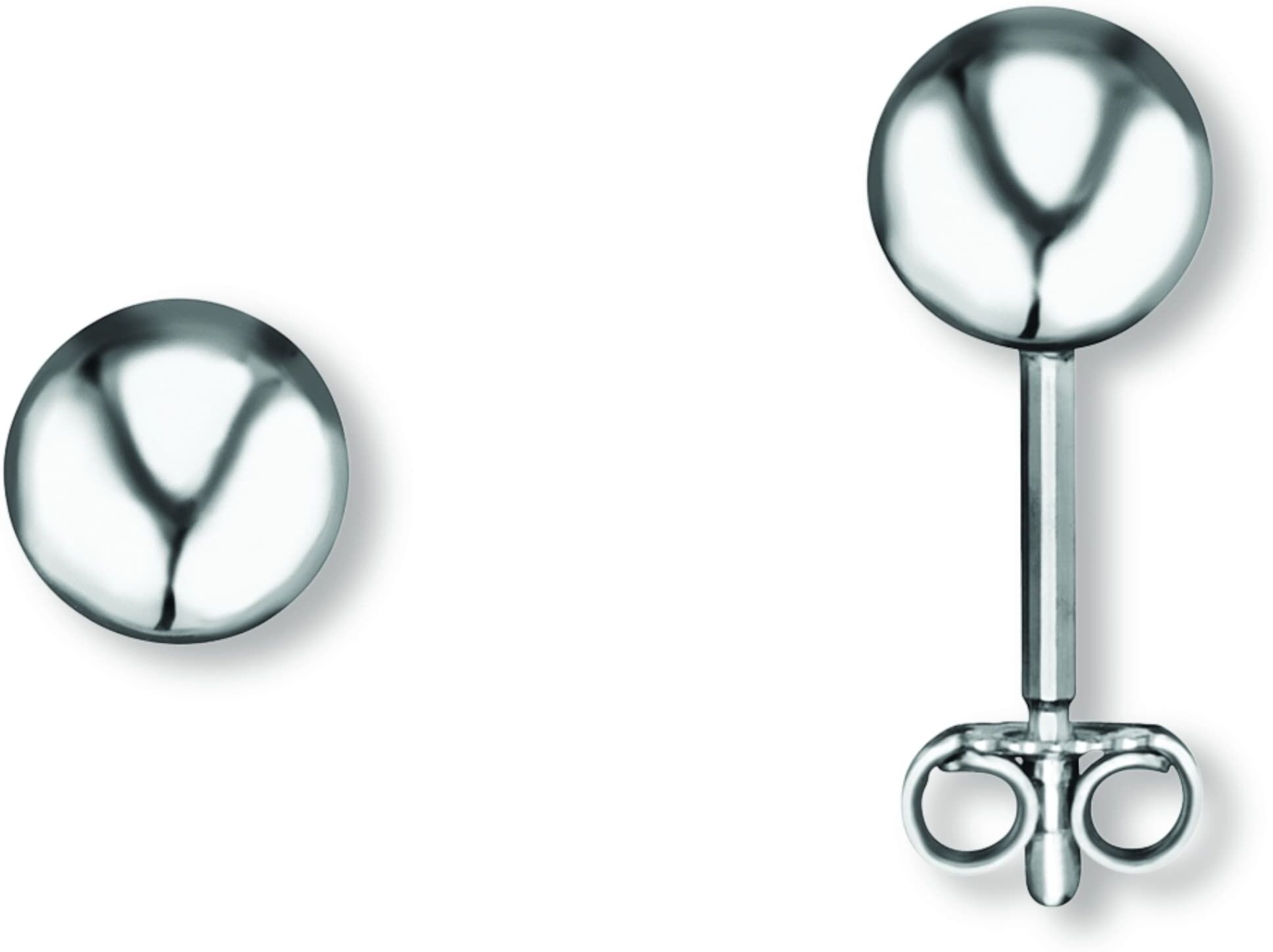 Paar Ohrstecker ONE ELEMENT "Kugel Ohrringe Ohrstecker aus 925 Silber", silber, Ohrringe, Damen, Damen, Silber 925 (Sterlingsilber), Feine Gestaltung – ein Sinnbild mit ruhiger Eleganz