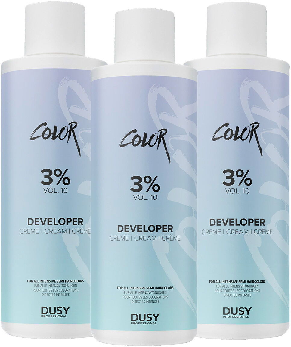 3000ml dusy professional Set Creme Developer 3 % - 10 Vol. (3 x 1000ml)