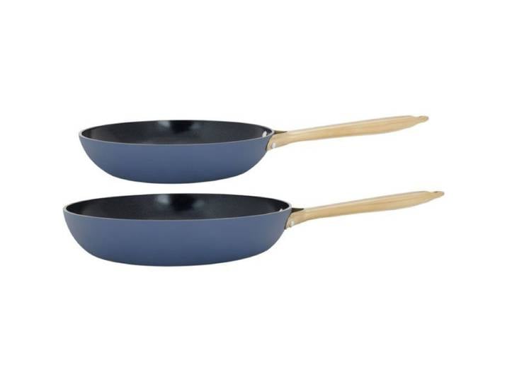 Poêles - Cosy & Trendy - Elegance Set 2 - 24+28 Cm - Bleu - Antiadhésif Céramique