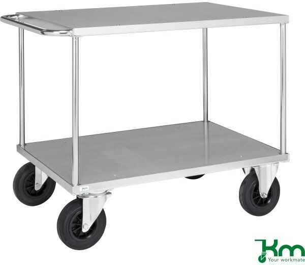 Kongamek Flexi 630 Bordvogn 2 Hylder, 100x70x26, Stålplade