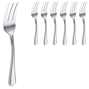 Contacto Kuchengabeln Event, silber poliert, Edelstahl 18/0, 14 cm, 6 Stück