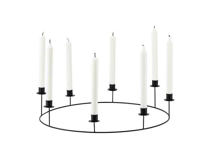 House Doctor Bougeoir Ring Ø50 cm Noir