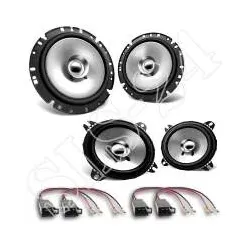 VW GOLF 3 / POLO 6N / Vento Lautsprecher Einbauset Fronttür / Amaturenbrett K...