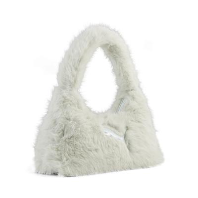 Handtasche PUMA "PUMA Sense Mittelgroße Prism-Bag Damen", Damen, Gr. onesize, weiß (créme de mint grün), Taschen Handtasche