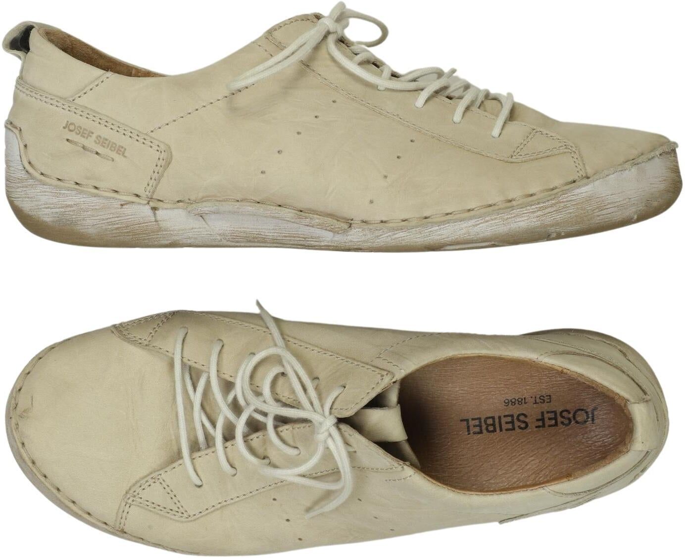Josef Seibel Damen Halbschuh, Beige, Gr. EU 41, Leder - Second Hand