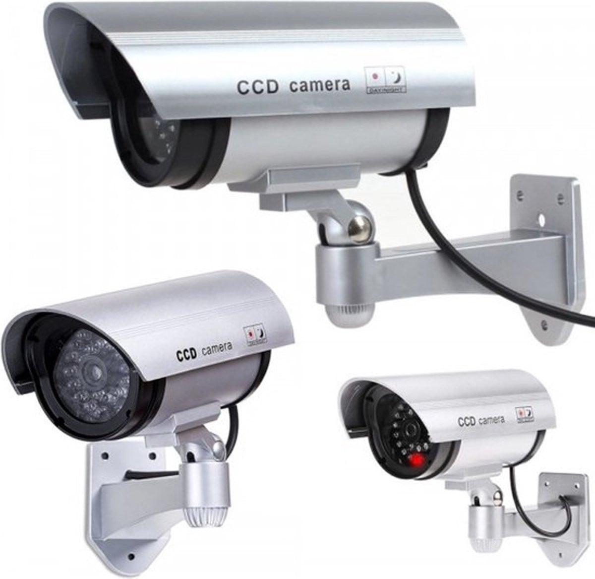Dummy Camera Beveiligingscamera met Rood Knipperend Lampje voor Binnen en Buiten