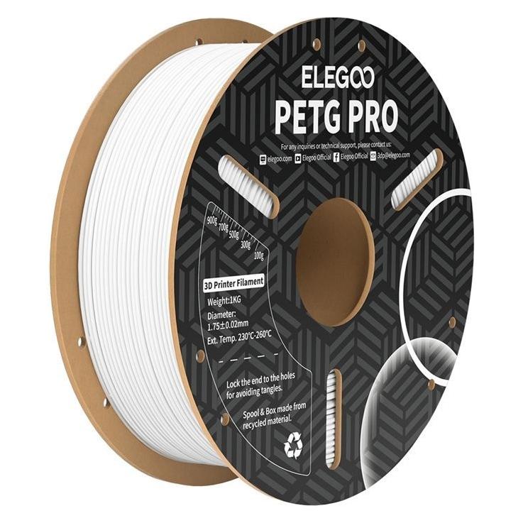 Elegoo PETG Pro Filament (White) (PETG, 1000 g, 1.75 mm) (50.203.0199)