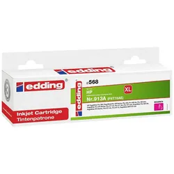 Edding Tintenpatrone ersetzt HP 913A (F6T78AE) Kompatibel  Magenta EDD-568 18-568