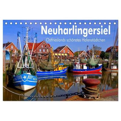 Neuharlingersiel - Ostfrieslands schönstes Hafenstädtchen (Tischkalender 2027 DIN A5 quer), CALVENDO Monatskalender
