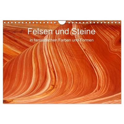 Felsen und Steine in fantastischen Farben und Formen (Wandkalender 2027 DIN A4 quer), CALVENDO Monatskalender