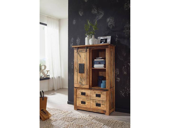 Buffet haut 90 x 150 x 45cm Marron/Marron