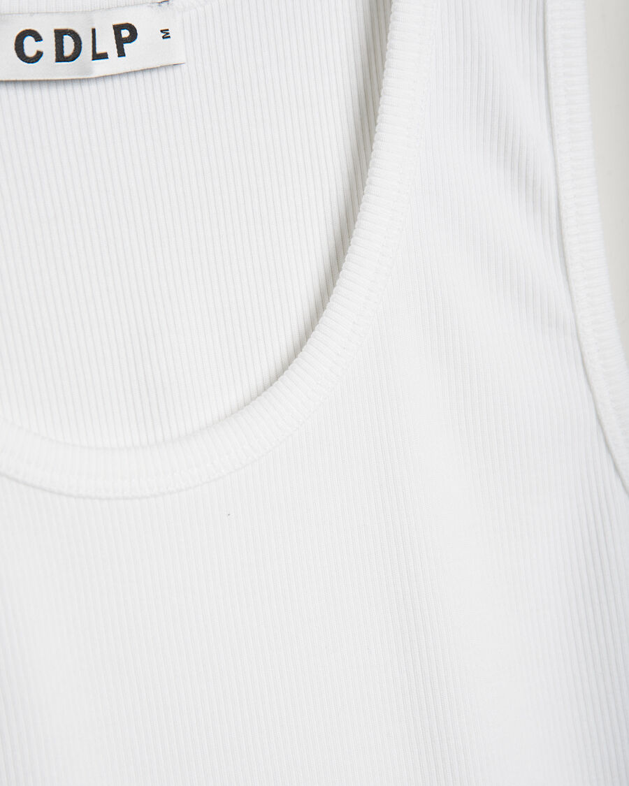 CDLP Rib Tank Top White men M Hvid