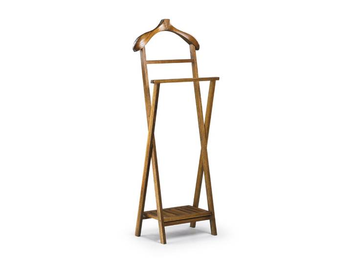 Valet de chambre en bois marron