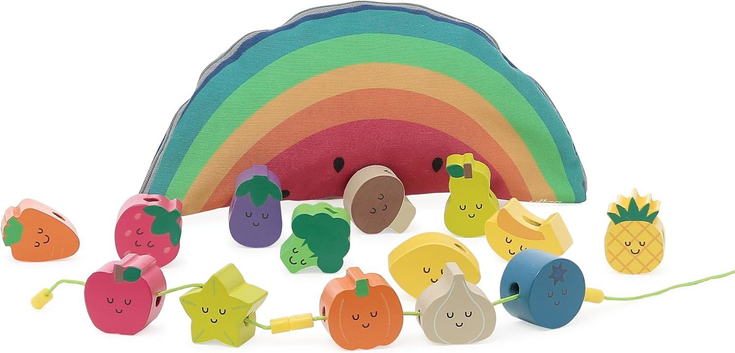 Tutti frutti houten kralen van Andy Westface - Meerkleurig