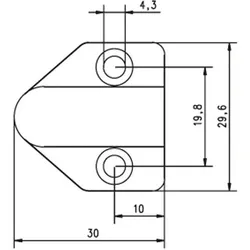 Assa Abloy effeff Kabelübergang f. Türrahmen 10318--------00