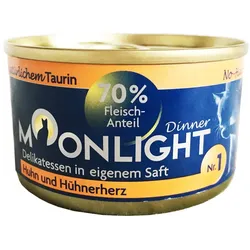MOONLIGHT Dinner 1 Hähnchen und Hähnchenherzen 80g