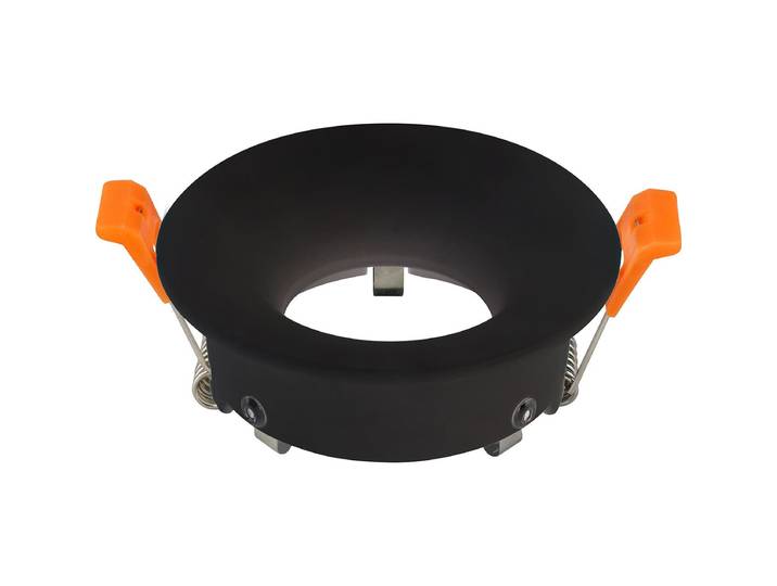 Spot Armatuur GU10 - GU10 Inbouwspot - Rond - Zwart - Aluminium - Ø85mm
