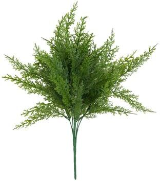 Nearly Natural 15-in UV Resistant Artificial Cedar Bush (Indoor/Outdoor) - Set of 4