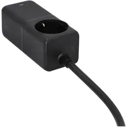 Unitec Steckernetzteil, einstellbar Schutzkontakt-Steckdose Schwarz Innenbere (45 W, 5 Ports), USB Ladegerät, Schwarz
