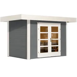 Weka 28 mm Designhaus 126 -295 x 210 cm-grau - 50 % Rabatt auf Dacheindeckung