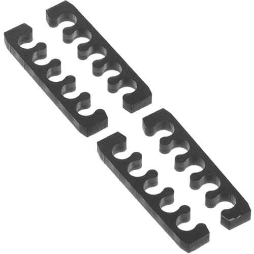 Alphacool Eiskamm X5 Flat - 3mm - 4 Stück schwarz