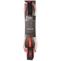 OCEAN EARTH REGULAR MOULDED Leash 2026 coral - 7,0