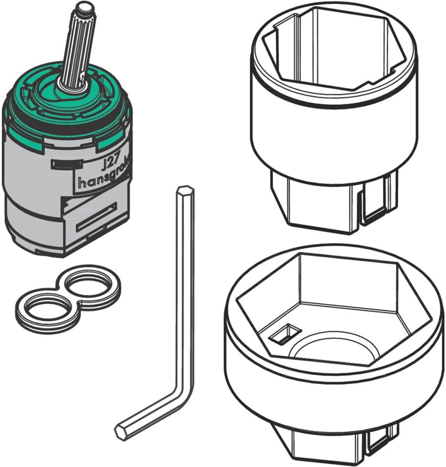 Hansgrohe Joystick-Kartusche komplett (96783000)