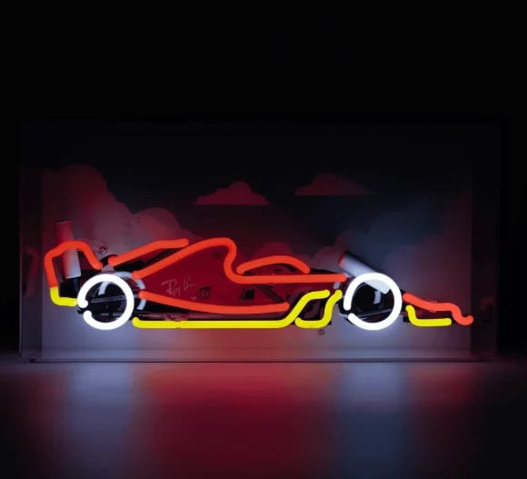 Locomocean Formula Racing Car Neon Box LED Multicolour