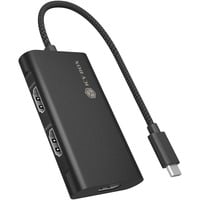IB-AD1030-C, Adapter schwarz, USB Type-C, HDMI