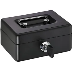 Alco Geldkassette Mini-Box Stahlblech 125x95xx60mm schwarz