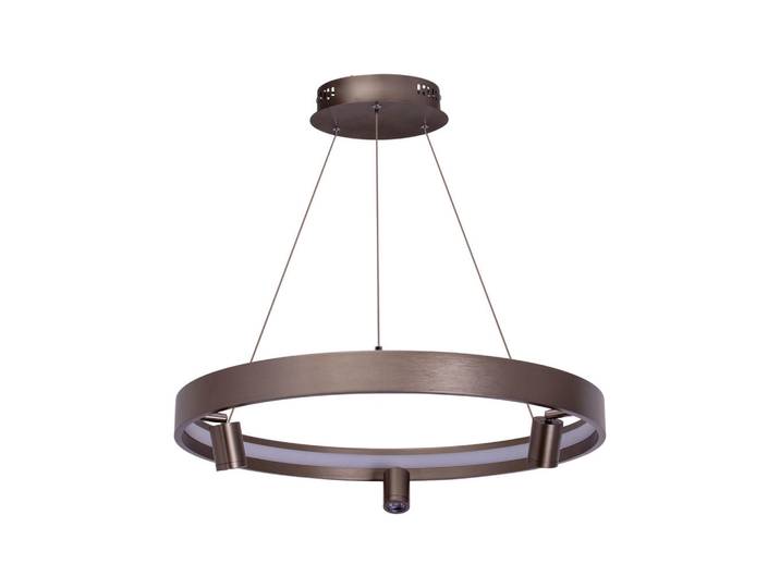 Näve Led-Pendelleuchte Tristan, Titanfarben, Metall, Kunststoff, 150 cm, Lampen & Leuchten, Innenbeleuchtung, Hängeleuchten, Pendelleuchten