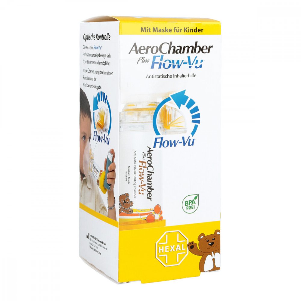 Chiesi GmbH Aerochamber Hexal mit Maske für Kinder 09374050