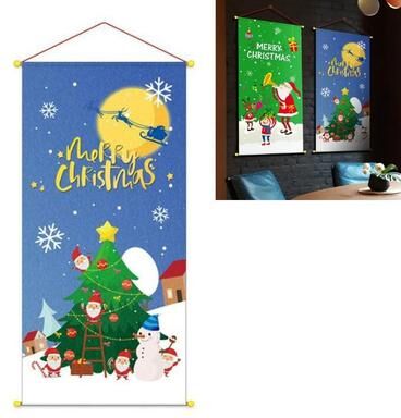 Snug & Styled Christmas Banner Cloth Wall Poster Decoration For Party, Home, Hotel & Mall Holiday Decor 003